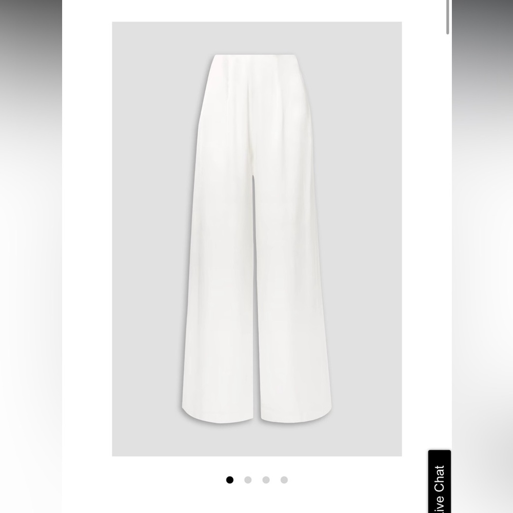 Vanessa Cocchiaro wide leg saltine white pants